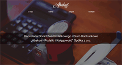 Desktop Screenshot of biuro-abakus.pl