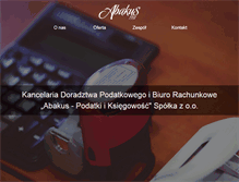 Tablet Screenshot of biuro-abakus.pl